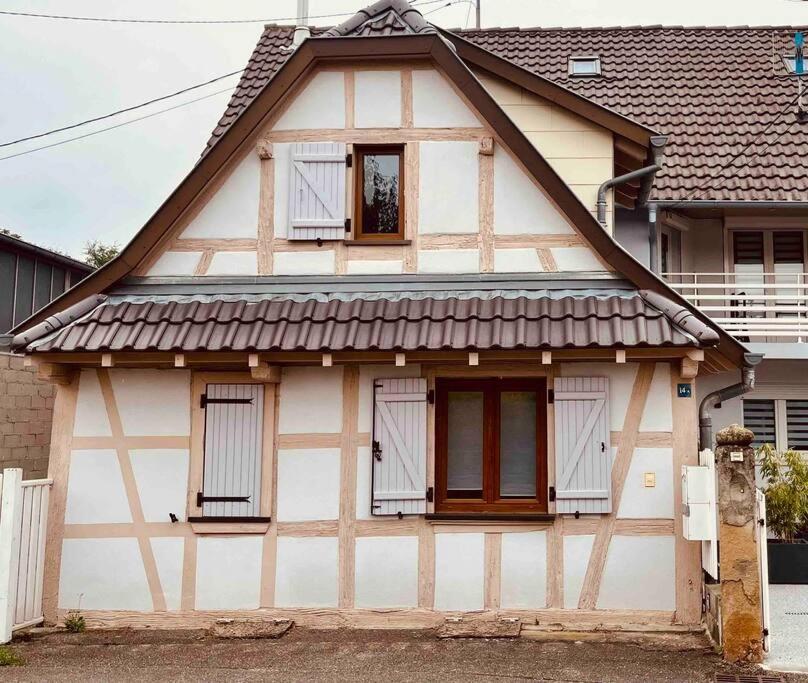 S'Hiesele Petite Maison Alsacienne Typique Ittenheim Exteriör bild